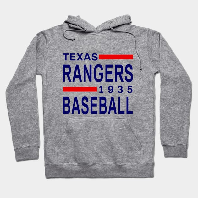 Texas Rangers Classic Hoodie by Medo Creations